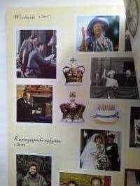 Ison-Britannian kuninkaalliset Tarrakirja - Yli 100 tarraa