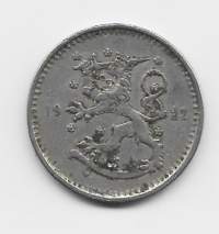 1 markka  1922 &quot;hevosmarkka&quot;
