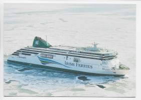 Irish Ferries / ms Ulysses - laivapostikortti  postikortti laivakortti kulkematon