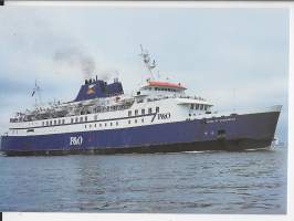 P&amp;O / Pride of Cherbourg - laivapostikortti  postikortti laivakortti kulkematon