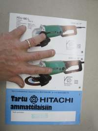 Hitachi ammattihiojat / kulmahiomakoneet -myyntiesite