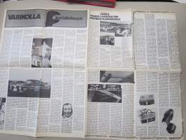 Timo Mäkinen - Henry Liddon - Ford Escort - Voittajia RAC-rallissa 1973-1974-1975 - Vauhdin Maailma -lehden juliste