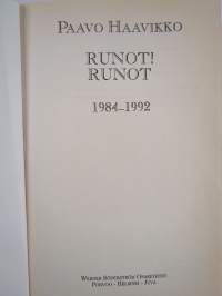 Runot! Runot 1984-1992