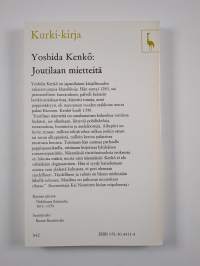 Joutilaan mietteitä : (Tsurezuregusa)