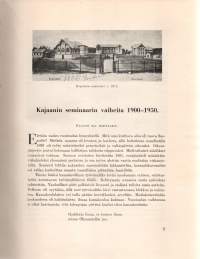 Kajaanin seminaari 1900-1950 : Muistojulkaisu