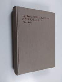 Tyttönormaalilyseon matrikkeli 3-4 : koulun historia 1919-1969 ; opettajamatrikkeli 1919-1969, oppilasmatrikkeli 1919-1969