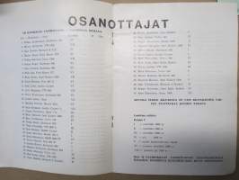 VII Räyskälän Vauhtipuisto, Loppi, 16.7.1972 -rallikisa, käsiohjelma / lähtöluettelo