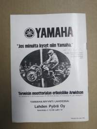 Stadion Moto-Cross 18.5.1978, Lahti -rallikisa / moottoriurheilukilpailu, käsiohjelma / lähtöluettelo