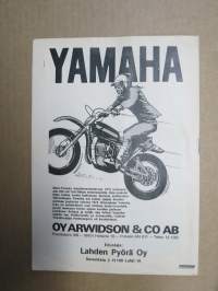 Speedway Mestaruussarja Haukat I - Haukat II / Paholaiset - Ässät, 9.6.1976 Kärpäsen rata -rallikisa / moottoriurheilukilpailu, käsiohjelma / lähtöluettelo