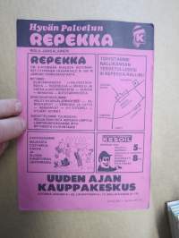 III Repekka Ralli Jämsä 23-24.1.1982 -rallikisa / moottoriurheilukilpailu, käsiohjelma / lähtöluettelo