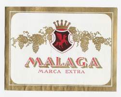 Malaga - viinietiketti,  viinaetiketti kivipaino