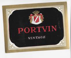 Portvin - viinietiketti,  viinaetiketti kivipaino