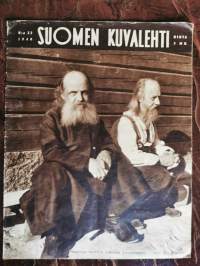 Konevitsan munkkeja evakkoina (Aho&amp;Soldan). Suomen kuvalehti 23/1940
