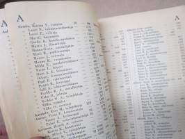 Turun kunnallisverotuksessa v. 1947 verotettujen Luettelo y.m. - Förteckning över de vid kommunaltaxeringen i Åbo år 1947 beskattade -verokalenteri / juorukalenteri