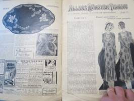 Allers Mönster-Tidning 1930 nr 10 -muotilehti, kaava-arkki mukana