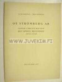 Oy Strömberg Ab Glimtar i ord och bild från det sjätte decenniet 1939-1949