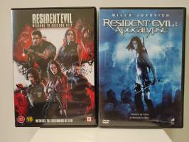 8 x dvd Resident Evil elokuvia