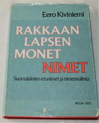 Rakkaan lapsen monet nimet : suomalaisten etunimet ja nimenvalinta