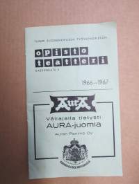 Opistoteatteri - Turun Suomenkielinen Työväenopisto 1966-1967 &quot;Yllätyslapsi&quot; -käsiohjelma, näyttelijöiden nimet ja kuvat näkyvät kohteen kuvissa