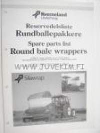 Kverneland Round Bale Wrapper -pyöröpaalikäärintälaite varaosaluettelo englanniksi