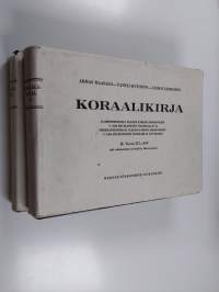 Koraalikirja 1-2 : kahdennentoista yleisen kirkolliskokouksen v. 1938 hyväksymään virsikirjaan ja yhdeksännentoista yleisen kirkolliskokouksen v. 1963 hyväksymään...