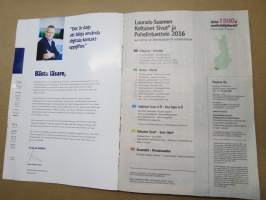 Lounais-Suomen Puhelinluettelo LOU 2016 + Keltaiset sivut Turku (Fonecta)