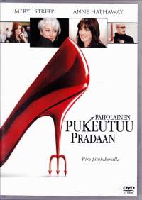 DVD -Paholainen pukeutuu Pradaan, 2006. Piru piikkikoroilla. Pirullista komediaa parhaimmillaan