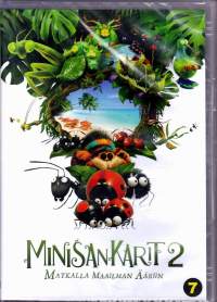 DVD -  Minisankarit 2 - Matkalla maailman ääriin, 2019. (seikkailu, animaatio, ei dialogeja). UUSI, muovitettu
