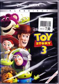 DVD -  Toy Story 3, 2010. Disney Pixar Klassikot. UUSI, muovitettu. (animaatioelokuva)