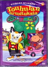 DVD - Richard Scarryn Touhulan arvoituksia, 2007-09. Kausi 2: arvoitukset 21-24. Puhuttu suomeksi. UUSI, muovitettu. (animaatioelokuva)