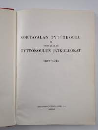 Sortavalan tyttökoulu ja Sortavalan tyttökoulun jatkoluokat 1857-1944