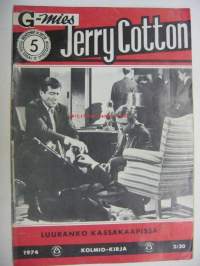 Jerry Cotton 1974 nr 5 Luuranko kassakaapissa