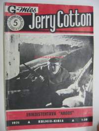 Jerry Cotton 1971 nr 5 Erikoistehtävä "ARGOS"