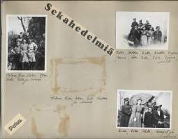 Sotakesa 1942   - valokuva albumin sivuilla 7 kpl erä