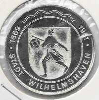 Stadt Wilhelmshaven / Republik Finland - mitali kiiltolyönti  kasetissa