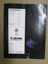 Ski-Doo 1993 moottorikelkka -myyntiesite