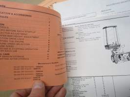 Simplicity 560, 760, 870, 1080 Snow Thrower Operator´s manual + Tecumseh HS40 &amp; HS50 Snow King Snow Blower Engine operating Instructions -lumilinko käyttöohjekirja