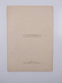Orimattilan seurakuntakuntalehti : tammikuu 1952