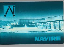 Navire Oy englanninkielinen esite 1973. 26 sivua