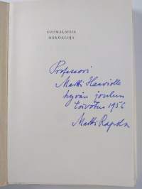 Suomalaisia näköaloja (signeerattu, tekijän omiste)