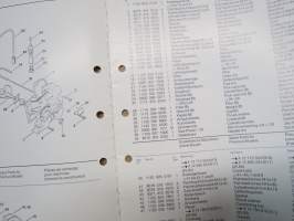 Stihl 010, 011 moottorisaha Spare parts List -varaosaluettelo