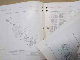 Stihl 010, 011 moottorisaha Spare parts List -varaosaluettelo