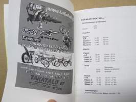 Hela Moto Motocross 17.5.2007 Salo, Kavilannummi Classic Motocross Cup -käsiohjelma / program
