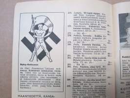 222 hyvää kirjaa huokelalla - Gummeruksen alennusmyynti 1.2.-30.6.1941 -luettelo, mm. Paavolainen &quot;kolmannen valtakunnan vieraana&quot;