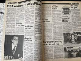 Autosport - Lehti 1980 nr 9 - Escorts dominate Minted, South African GP preview, Jody Scheckter on the new GPDA, ym.