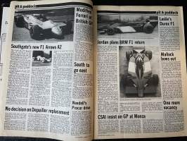 Autosport - Lehti 1979 nr 12 - Vauxhall lead the Open, Full Scottish Rally report, Exclusive: Fangio interview, New F1 Arrows, ym.