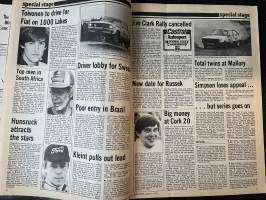 Autosport - Lehti 1979 nr 12 - Vauxhall lead the Open, Full Scottish Rally report, Exclusive: Fangio interview, New F1 Arrows, ym.