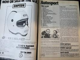 Autosport - Lehti 1979 nr 7 - Daly´s F2 Donington, Surer´s disputed Euro title, Interview: Jaques Laffite, Elsmore´s Russek, ym.
