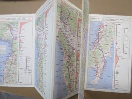 XVII Olimpiade Roma 1960 Routes / Iteneraires / Reiseplane / Itenerarios / Itinerari - automobile Club D´Italia -kartta, olympialaisturisteille tarkoitettu