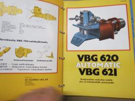 VBG 1987 yritysesite - tuotevalikoima; vetokytkimet &amp; ilmaservot, vetopalkit &amp; alleajosuojat, vetosilmukat &amp; vetoaisat, hinauskoukut, sähkövarusteet -tuoteluettelo